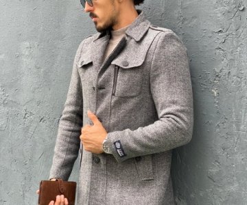 20-12 ERKEK KAŞE  YAKA RİBANALI