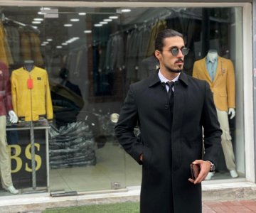 168 DİZ ALTI ERKEK KAŞE PALTO